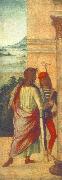 COSTA, Lorenzo Two Young Man at a Column (detail) dfg oil painting picture wholesale
